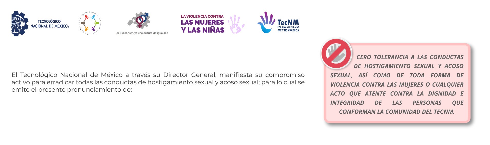 Cero tolerancia