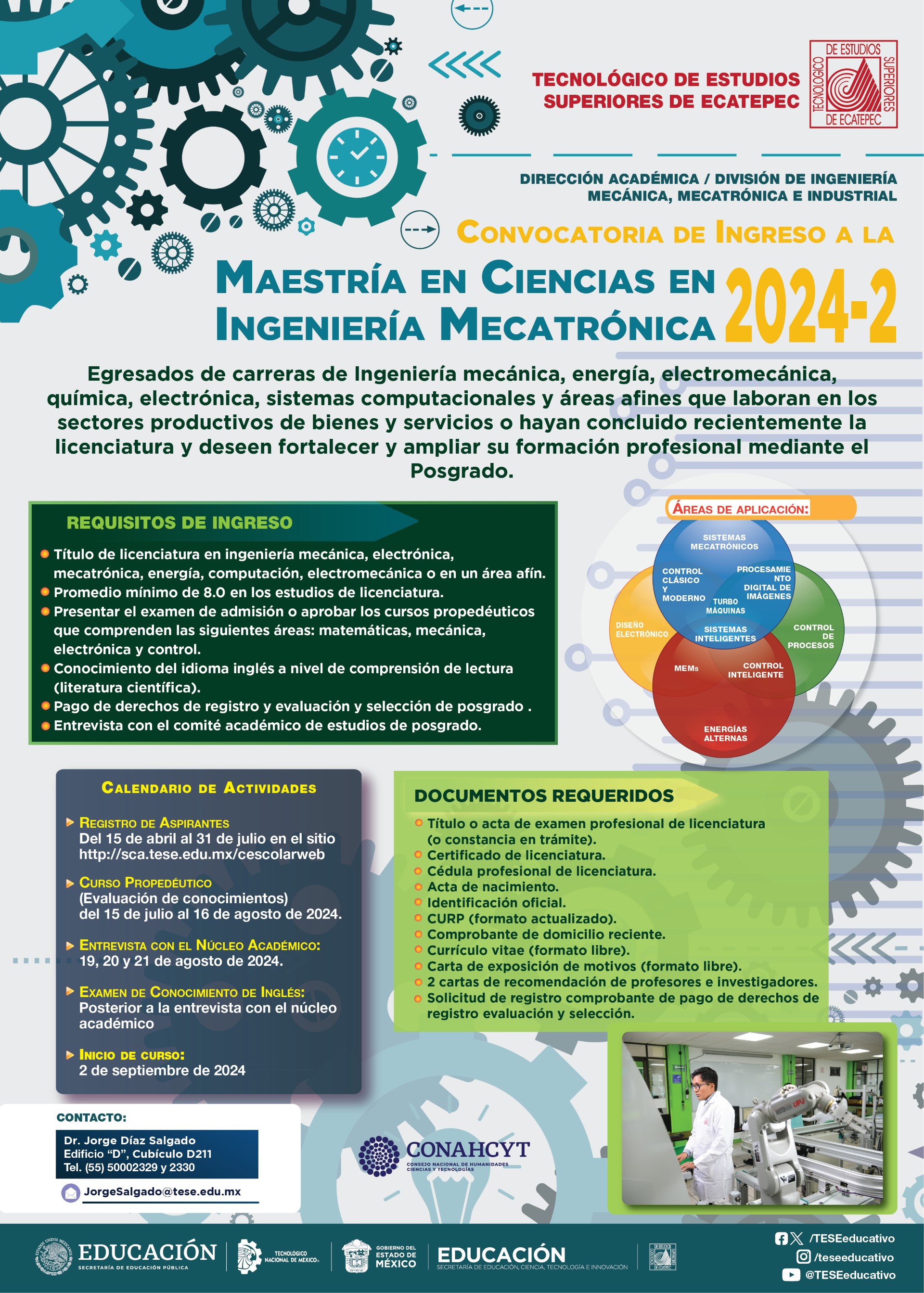 Maestría en Ciencias en Ingeniería Mecatrónica 2024-2