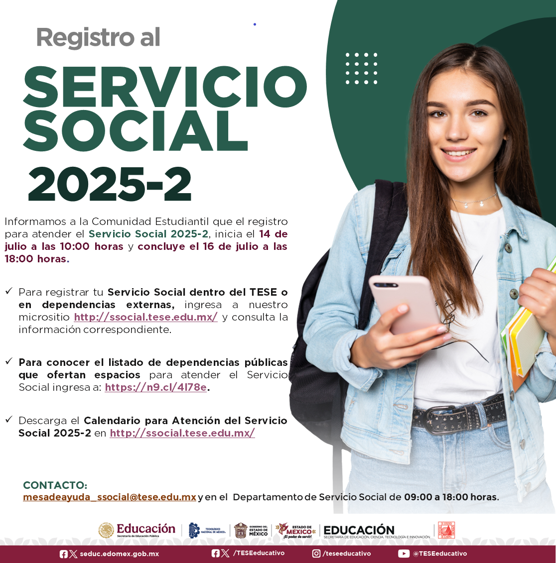 Convocatoria Servicio Social 2025-2